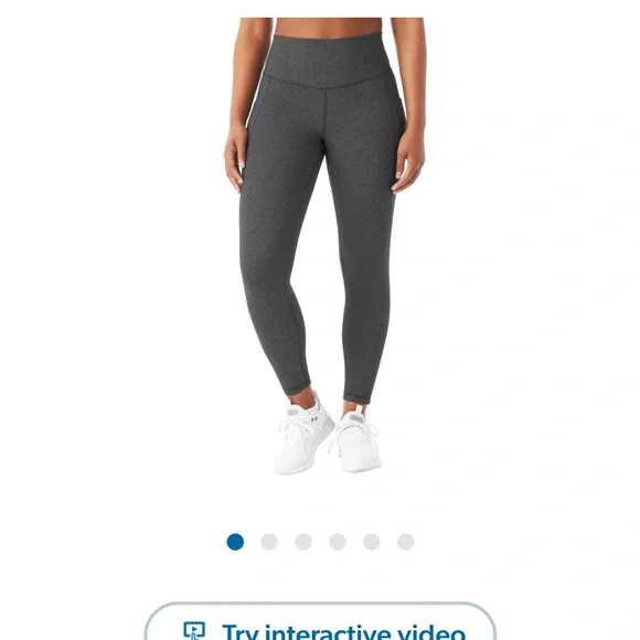 EUC Members Mark High Rise Ankle Leggings - Picture 9 of 10